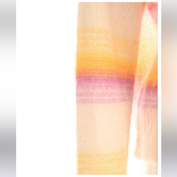 Isabel Marant Etoile mohair blend crewneck multicolor  sweater NWT - Picture 7 of 8